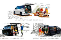 ノア/ヴォクシー/エスクァイア、2列5人乗り+自由空間のコンプリートカーを発売 モデリスタ 画像