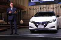 【日産 リーフe+ 発表】航続距離40%向上…スキラッチ副社長「モアリーフ」 画像