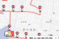 コミュニティバスの現在位置を配信するアプリ 金沢工業大学が試験提供 画像