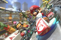 『マリオカート8』を野球場のバックスクリーン大画面でプレイしたよ!…人に見られるとは思ってなかったけど 画像