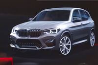 車内ディスプレイから見えたBMW「X3M」の姿! 最高速330km/hのスーパーSUV 画像