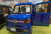 ハイポジションベッドが生み出した積載量、岡モータース N-VAN…ジャパンキャンピングカーショー2019 画像