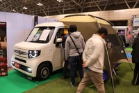 N-VAN の特徴を生かした軽キャンパー N-Cam…ジャパンキャンピングカーショー2019 画像