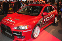 【東京オートサロン08】ランエボX でGReddy、HKS、COLT SPEEDが共演 画像