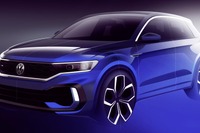 VWの小型SUV、『T-Roc』に高性能な「R」…ジュネーブモーターショー2019で発表へ 画像