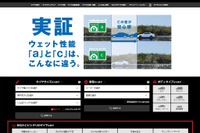 横浜ゴム、乗用車用タイヤサイトをリニューアル 検索機能強化など 画像