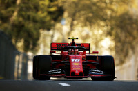 【F1 アゼルバイジャンGP】ルクレールがトップタイム、フェラーリがワンツー発進 画像