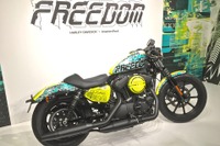 テクノとハーレーの融合…グラファーズロックがデザインした「アイアン1200」に自由を見た 画像