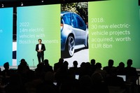 ボッシュの電動パワートレイン、現在の14倍増で1400万台に搭載へ 2022年見通し 画像