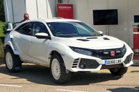 ホンダ シビックタイプR がオフローダーに変身、最低地上高は100mm以上アップ 画像