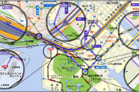 虫眼鏡で地図拡大…アルプスラボに新機能 画像