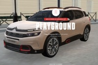 シトロエン C5エアクロス SUV に3D仮想試乗、雪道や砂の上も走行可能…欧州で開始 画像