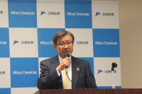 三井化学 淡輪社長「軽量化だけでなく、CASEなど新たな流れにも適応する技術や材料を提供する」 画像