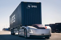 運転席がない! ボルボの自動運転EVトラック、荷物を運ぶテストへ 画像