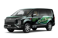 三菱 デリカ D:5、ラグビー「三菱重工相模原ダイナボアーズ」のサポートカーとして提供 画像