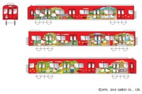 養老鉄道にもハローキティのラッピング車…全通100周年を記念 7月13日から 画像