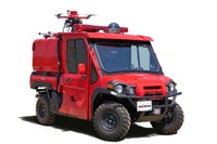 モリタの小型オフロード消防車「レッドレディバグ」、岡山国際サーキットに登場 7月14日 画像