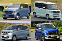 最新軽自動車4車種スペック比較…Nワゴン、タント、eKクロス、デイズ 画像