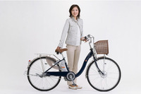 三洋電機、走行中に充電ができる自転車を開発 画像