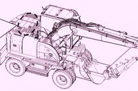 日立建機、ショベルローダ ZX145W-3 をリコール 走行不能となるおそれ 画像