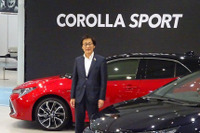 【トヨタ カローラ 新型】吉田副社長「ワンランク上の存在感も価格は先代並み」…全幅広げて初の3ナンバー 画像