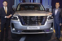 ランクル と競合、日産 パトロール に改良新型…Vモーショングリルで表情一新 画像