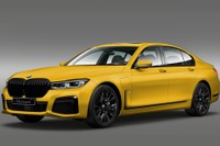 BMW 745e Mスポーツ に西日本限定モデル…イエローなど専用色採用の「マイスターヴェルク」発売へ 画像