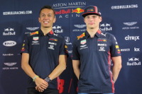 レッドブル・ホンダのフェルスタッペン&アルボン、陽気なやる気で鈴鹿好走へ…F1 日本GP 画像