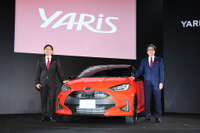 【トヨタ ヤリス 新型】ヴィッツ改め、2020年2月発売…吉田副社長「既成概念捨て先進安全技術にこだわる」 画像