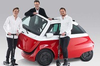 超小型EV「マイクロリノー」、1枠に3台駐車可能…東京モーターショー2019展示予定 画像
