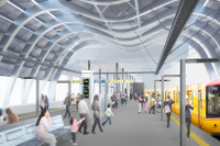 明るく開放的なM型アーチの駅舎…2020年1月3日に移設、リニューアルされる銀座線渋谷駅 画像