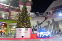 EVでクリスマスツリー点灯中…東京モーターショー2019コラボ企画 画像