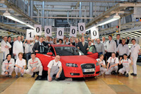 アウディ A3 現行モデルの累計生産が100万台を突破 画像