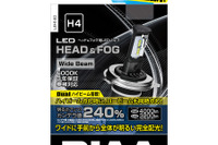 PIAA、ヘッド&フォグ用LEDバルブにワイドビームタイプを追加 ハイ/ロー同時点灯機能も搭載 画像