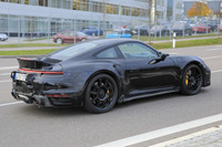 新型「ターボS」か「RS」か…ポルシェ 911ターボ、プロトタイプに“ダックテール”装着 画像