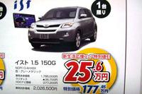 【新車値引き情報】bB や イスト など 新生活応援コンパクトカー 画像