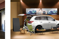 三菱自動車×蔦屋家電、アウトドアに家電製品を導入した「電気CAMP」展示イベント 開催中 画像