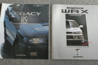 【懐かしのカーカタログ】名機「EJ20」を語る上で外せない2台…初代レガシィ&インプレッサWRX STI 画像