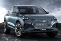 アウディの電動SUV、『Q4 e-tron』…CES 2020に出展予定 画像