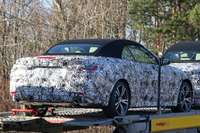 BMW 4シリーズ カブリオレ 次期型はソフトトップに!2020年後半デビューへ準備着々 画像
