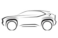 トヨタ ヤリス 新型、コンパクトSUV派生が決定…ティザースケッチ 画像