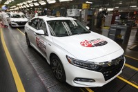 ホンダの米オハイオ工場、四輪車生産2000万台達成…アコード・ハイブリッド がラインオフ 画像