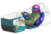 トヨタとFIA、コンピューターモデルでレースカーの安全研究 画像