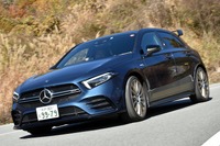 【メルセデスAMG A35 新型試乗】思わずニヤける“本物”のエグゾーストサウンド…九島辰也 画像