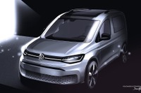 VW キャディ 新型、ティザースケッチ…2月に発表へ 画像