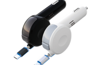 オートバックス、PB商品「AQ. Type-Cリール式充電器」を発売 画像