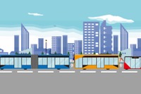 BRTの自動運転、JR西日本とソフトバンクが共同開発…隊列走行を可能に　2020年代半ばに技術確立 画像