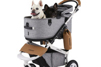 ［リアニマル］中型犬2頭を乗せられるペットカート　GMPインターナショナルが5月下旬に発売 画像