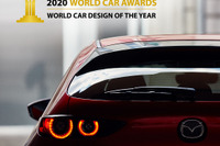 マツダ3 新型、2020ワールドカーデザインオブザイヤー受賞…ポルシェ タイカン を僅差で抑える 画像