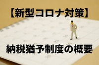 新型コロナ対策、納税猶予制度の概要---対象の税金と対象者 画像